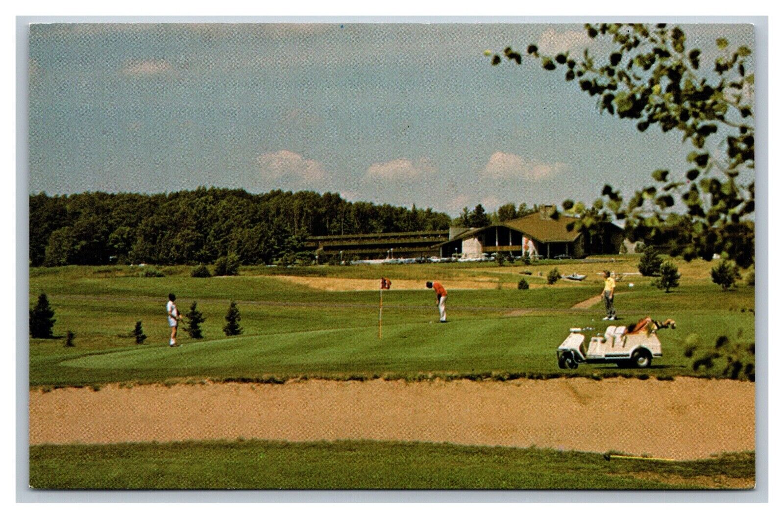 Cable, WI Wisconsin, Telemark Lodge Golf Course, Vintage Chrome Postcard 