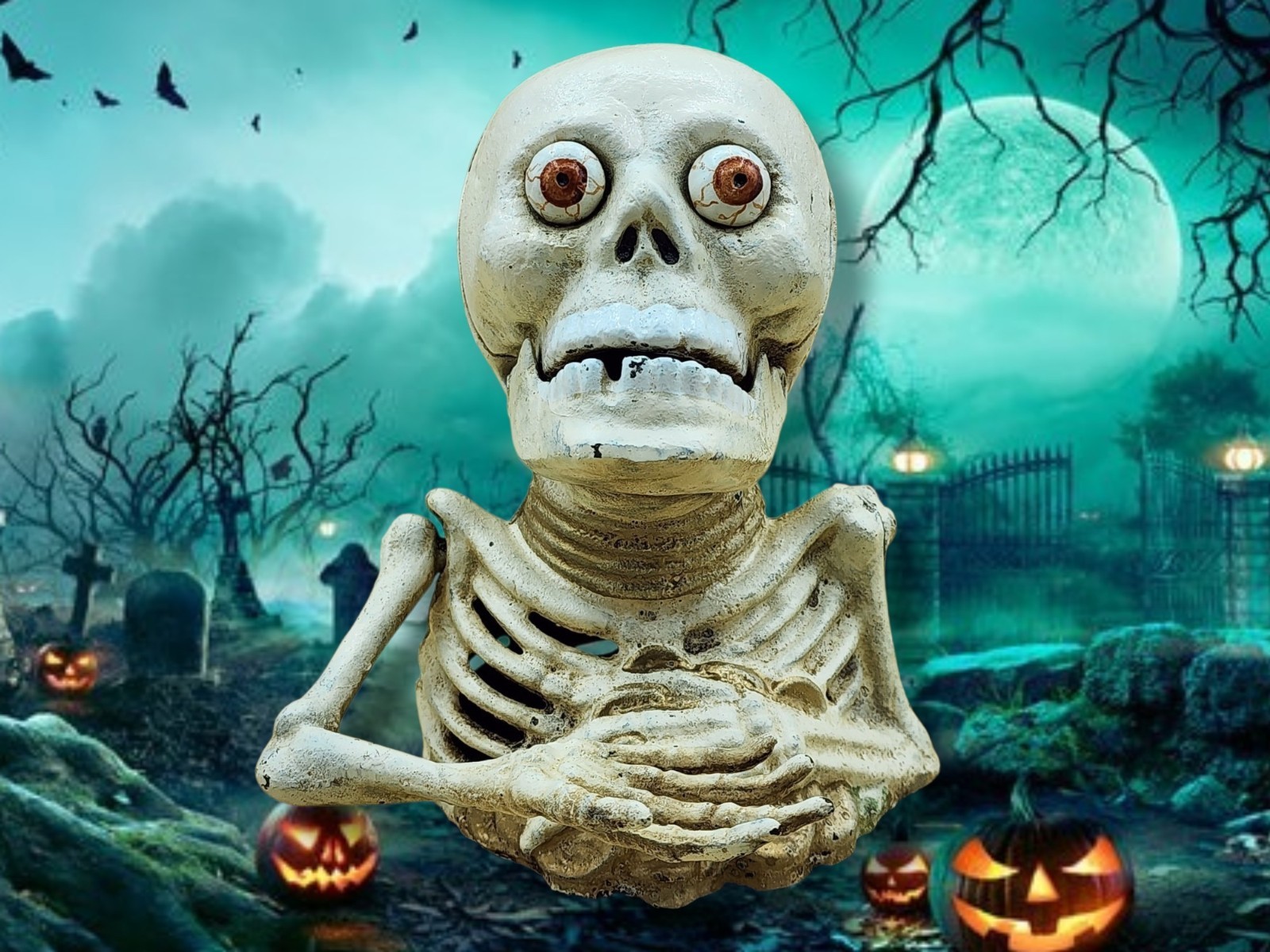 💀 Vintage Miser Skeleton Bone Collector 6\