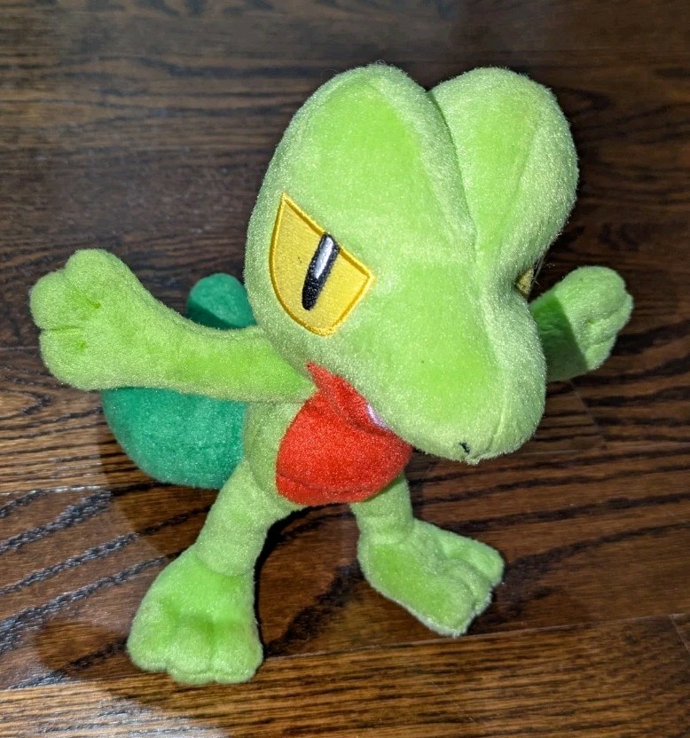 Tomy Pokemon 8” Treecko Hoenn Region Plush Toy Green Authentic 2016 Nintendo Vtg Tomy Pokemon 8” Treecko Hoenn Region Plush Toy Green Authentic 2016 Nintendo Vtg
