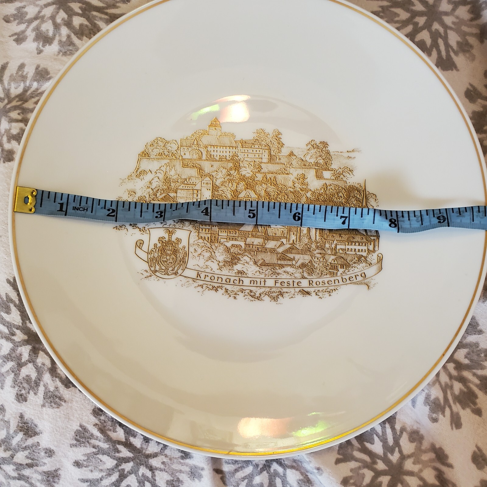 Mint RARE ROSENTHAL Porcelain, Germany,Plate, 9+\