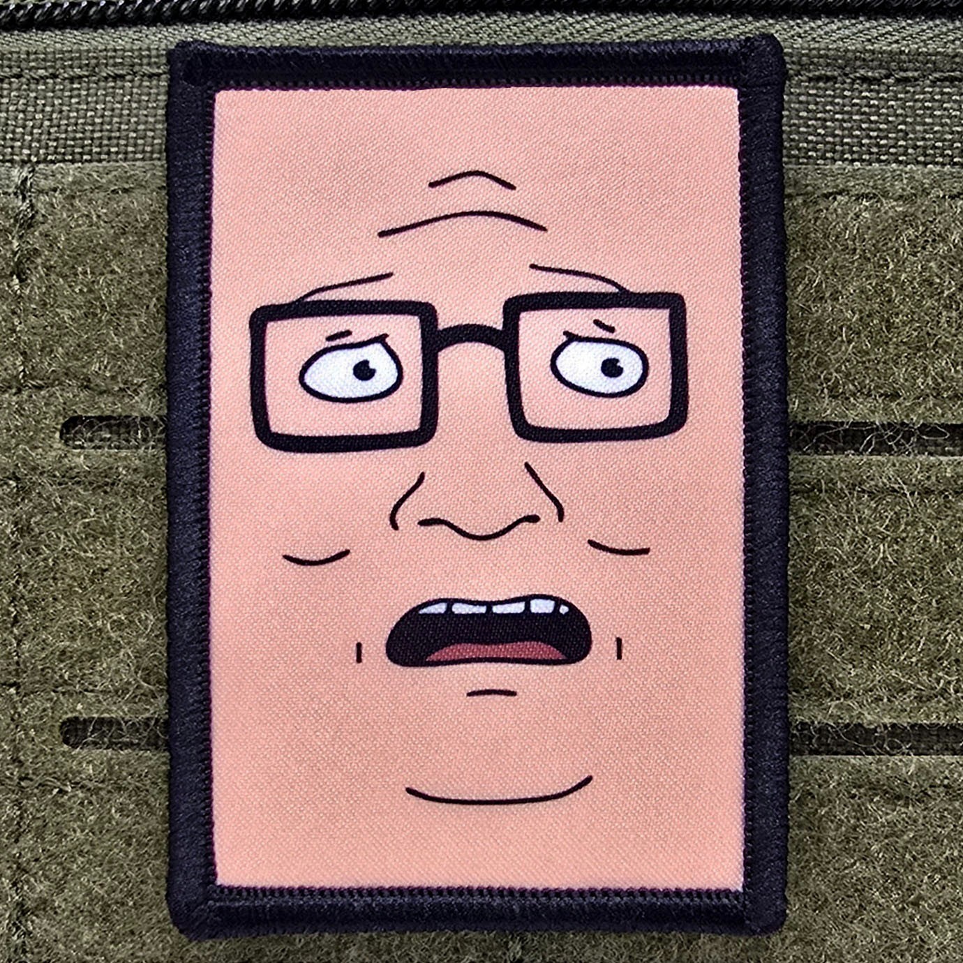 Hank Hill Patch Moral Tactical Meme King Hill USA Flag Hook & Loop 3x2