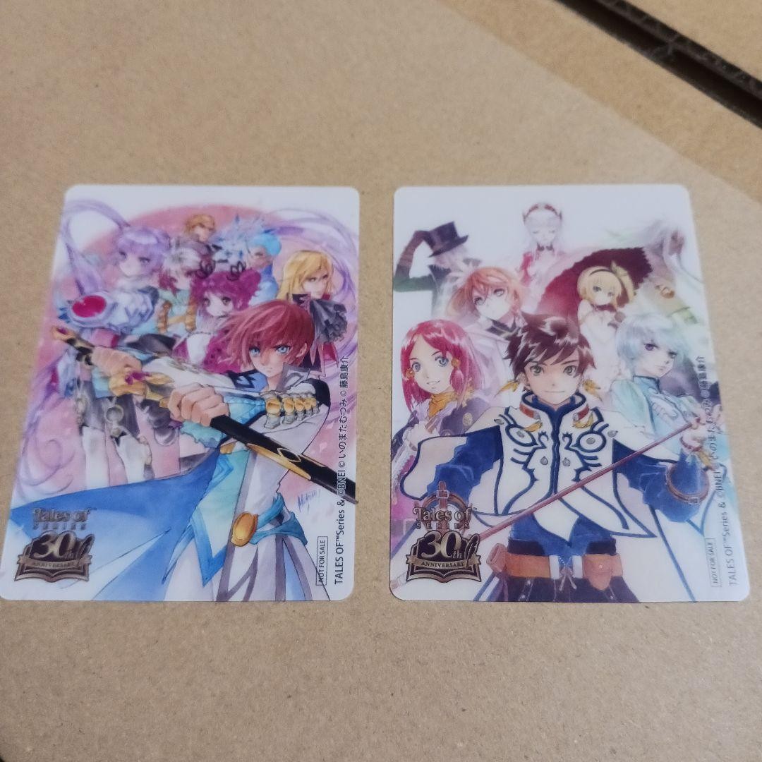 Tales of Exhibition 30th AnnIversary Purchaser Bonus Clear Card - Tales of -