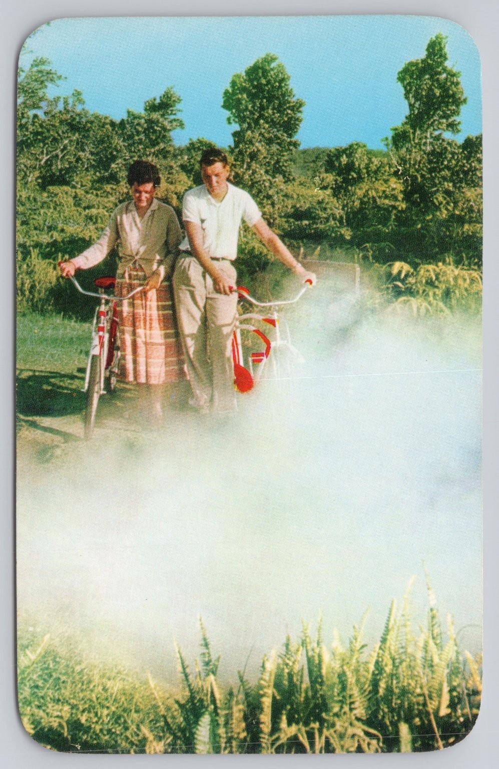 Vintage Steam Cracks Hawaii National Park Scenic Postcard Max Barker
