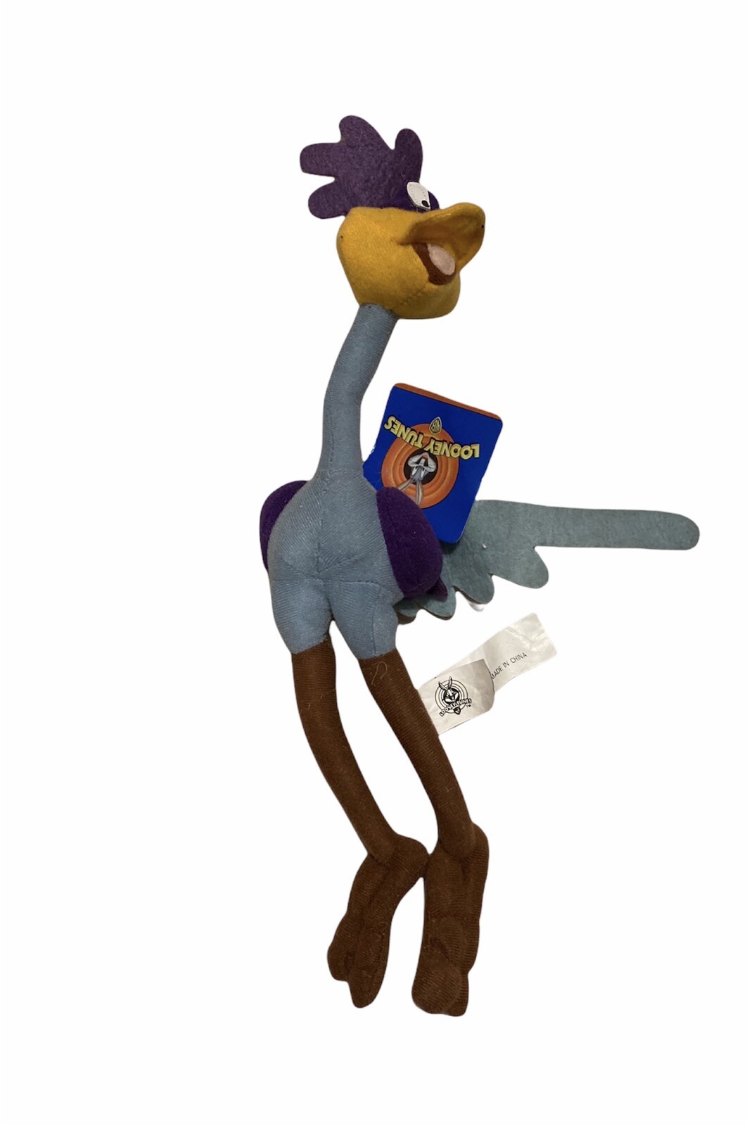 Vintage 1997 Looney Tunes Road Runner Plush Toy 12 Vintage 1997 Looney Tunes Road Runner Plush Toy 12