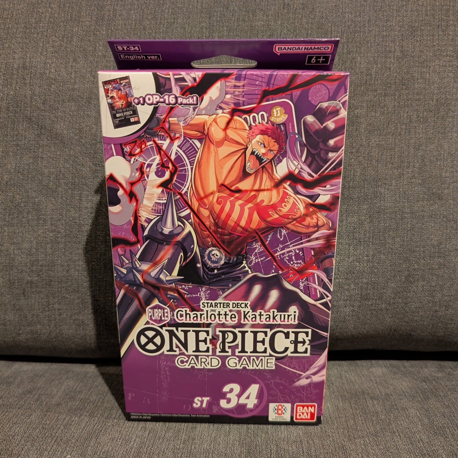 One Piece TCG - ST-34 Charlotte Katakuri Starter Deck + OP-16 Pack (Brand New)