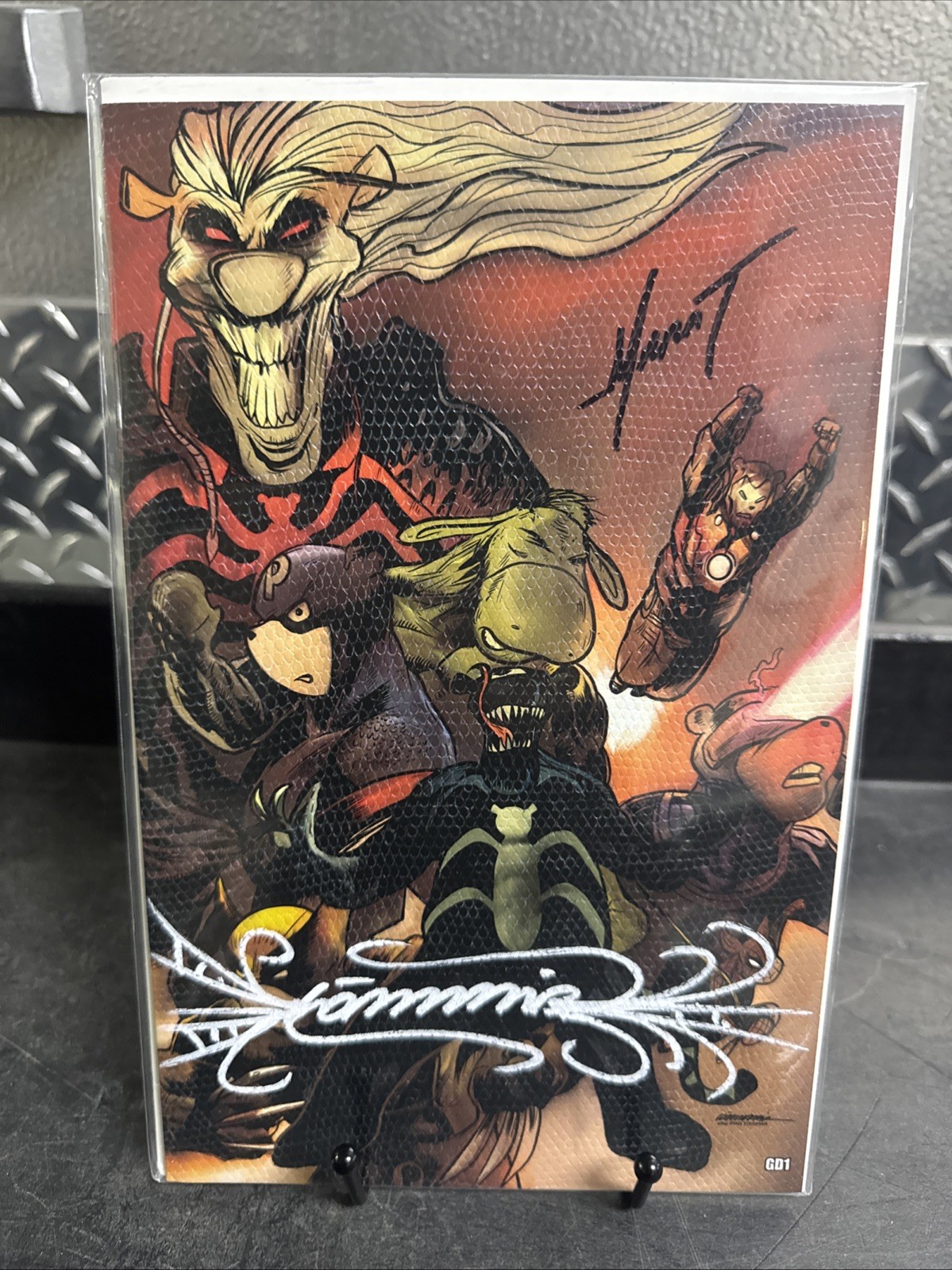 Tiggomverse Virgin Variant GD1— 2x Signed Demir SYM SIG & Marat Mychaels LEATHER