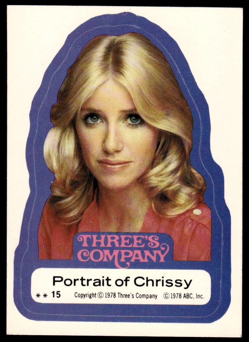 1978 Topps Three\'s Company #15b Portrait of Chrissy NON_SPORT
