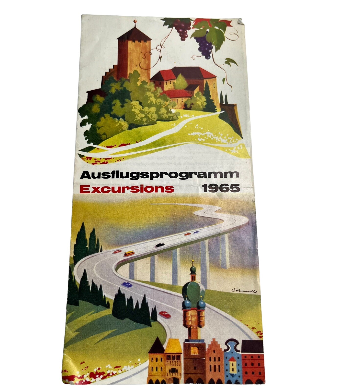 Vintage 1965 Austria Tyrol Igls Travel Brochure Pamphlet Bus Excursions Tourism