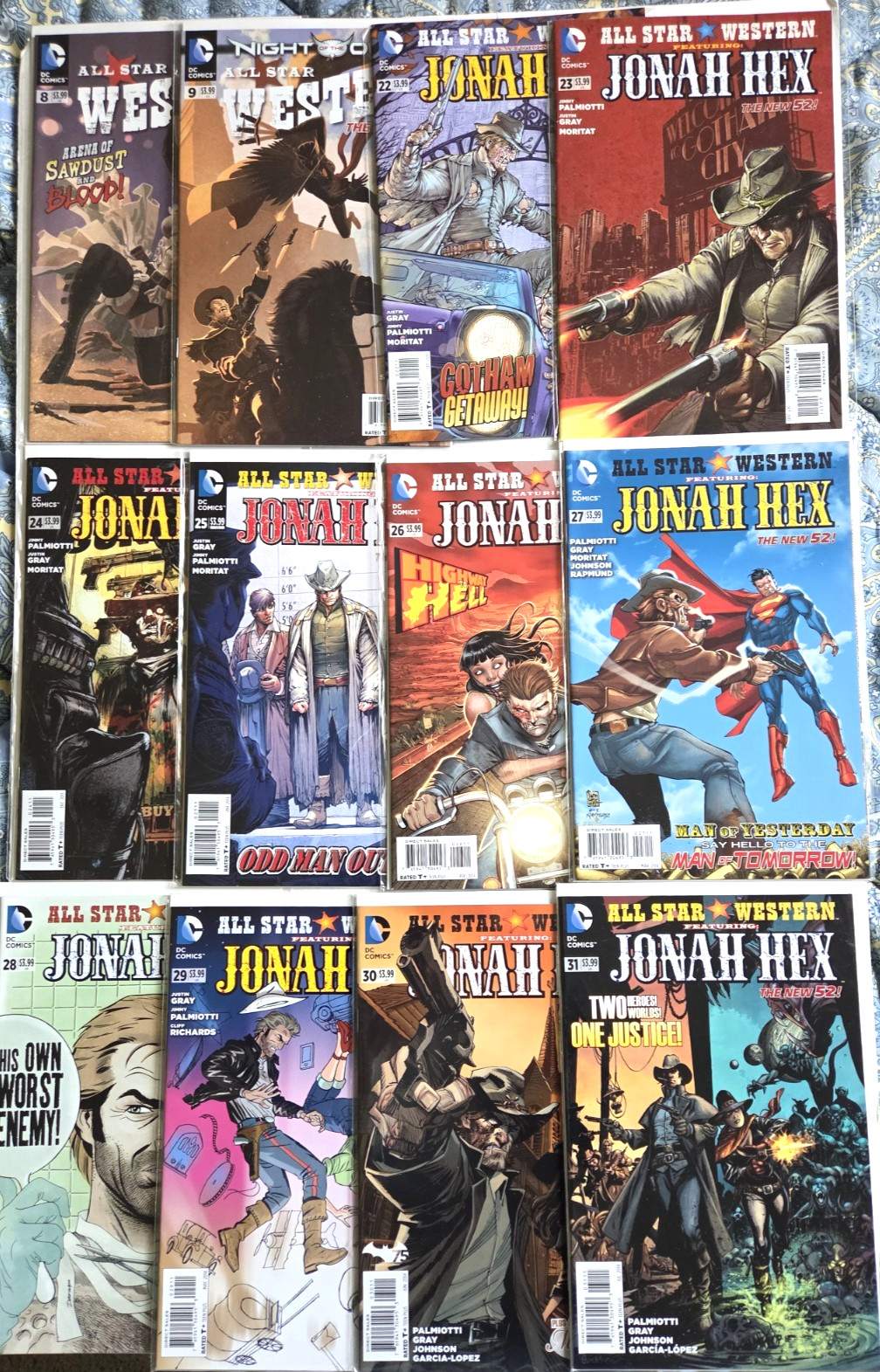 All Star Western #8, 9, 22-34.  NM 9.4.   15 BOOKS