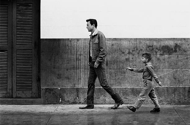 Laurence Harvey a boy on the street in 1961 during the filming of - Old Photo 1