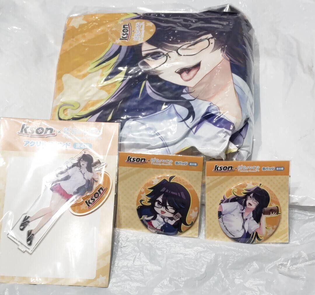Kson Long cushion can badge acrylic stand VSHOJO NEW
