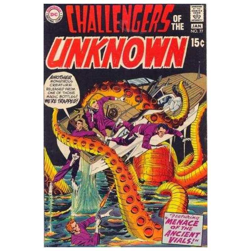 Challengers of the Unknown #77  - 1958 series DC comics Fine+ [e{