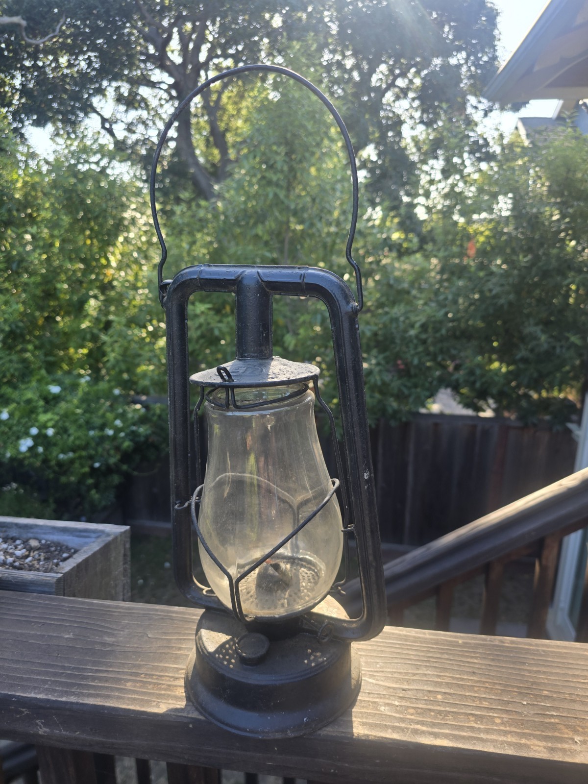 Vintage Dietz Hy-Lo - New York  -Black  Kerosene Barn Lantern