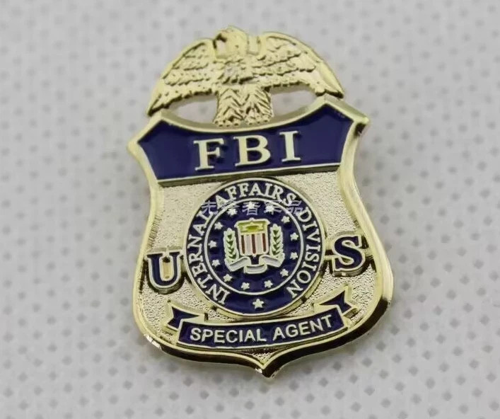 Novelty Collectable US FBI Special Agent Mini Badge Pin