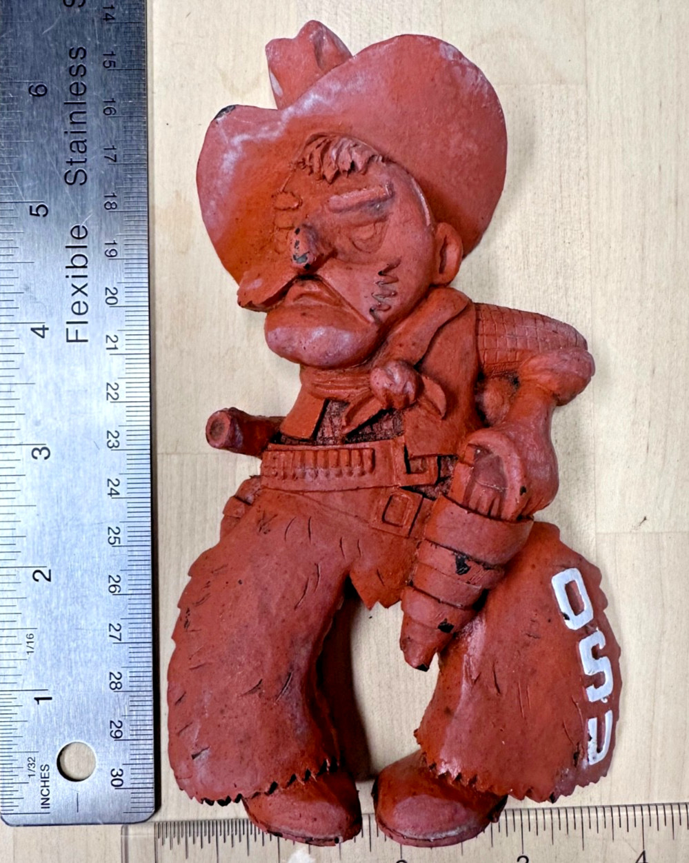 VINTAGE MASCOT - OKLAHOMA STATE UNIVERSITY  - OSU COWBOYS – RARE & UNIQUE