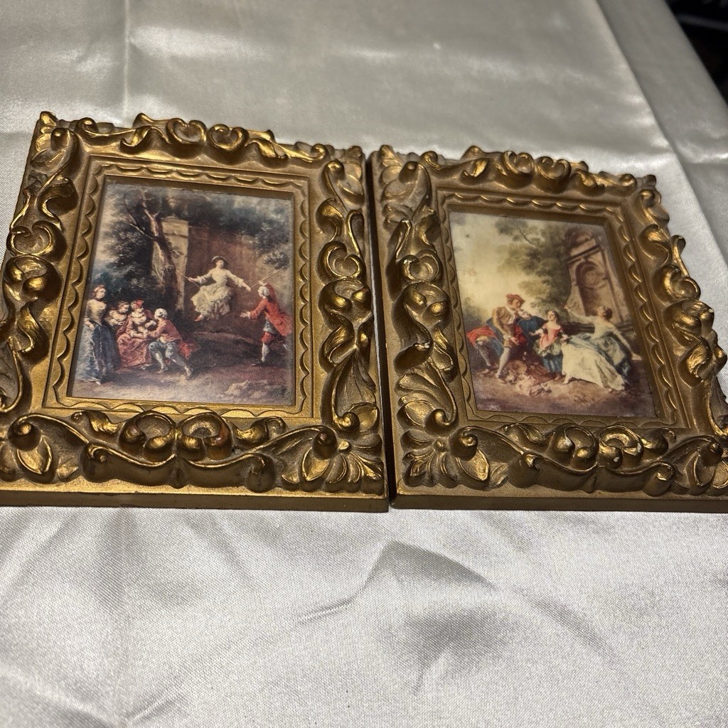 Vintage Miniature Italian Scene Pictures