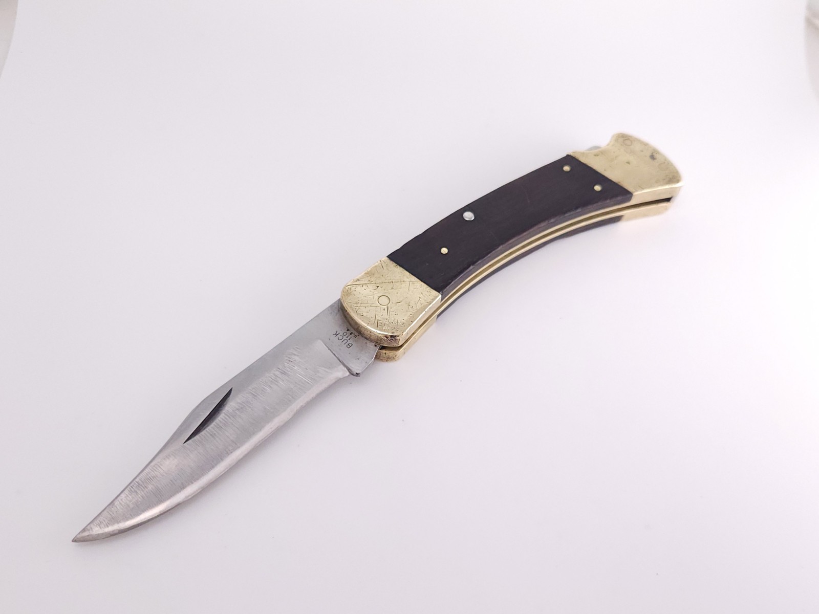 Buck 110 2 Dot 1974 - 1980 Vintage Pocket Folding Knife