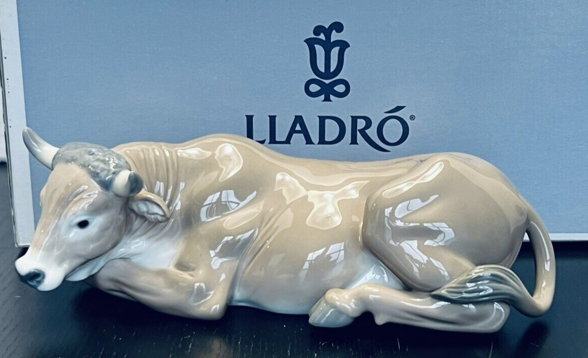 LLadro Figurine OX Cow 5482 Christmas Nativity Mint in Box