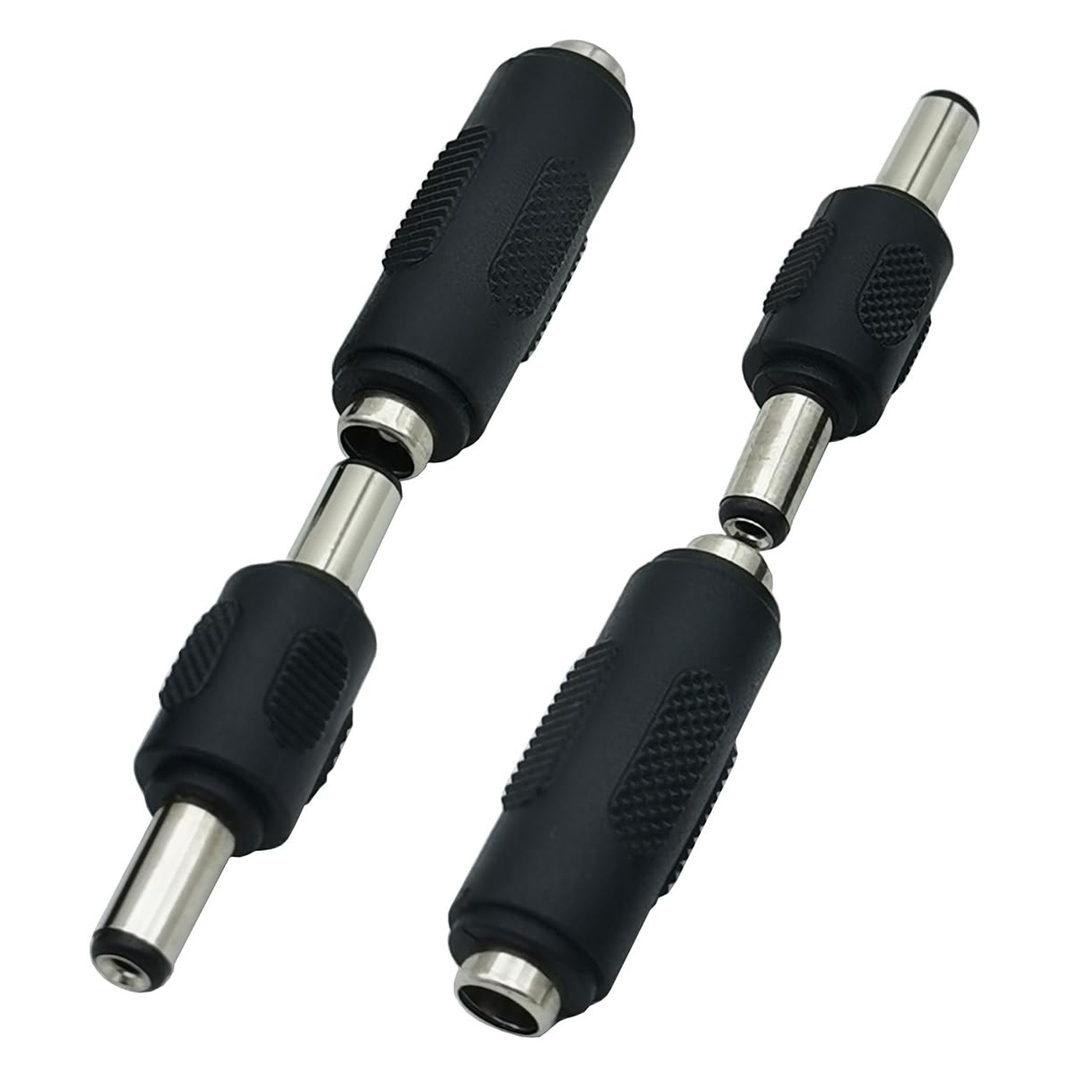 5.5 x 2.1mm Male DC Power Connector, Female DC Adapter (2x Male+2x Female)