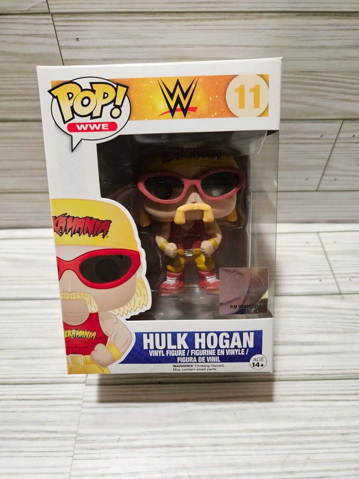 Hulk Hogan Funko Pop Vinyl Figure WWE #11 Box Damage