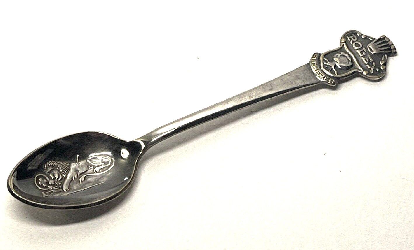 ROLEX BUCHERER OF SWITZERLAND Spoon  CB 69, M Lion Teaspoon Souvenir