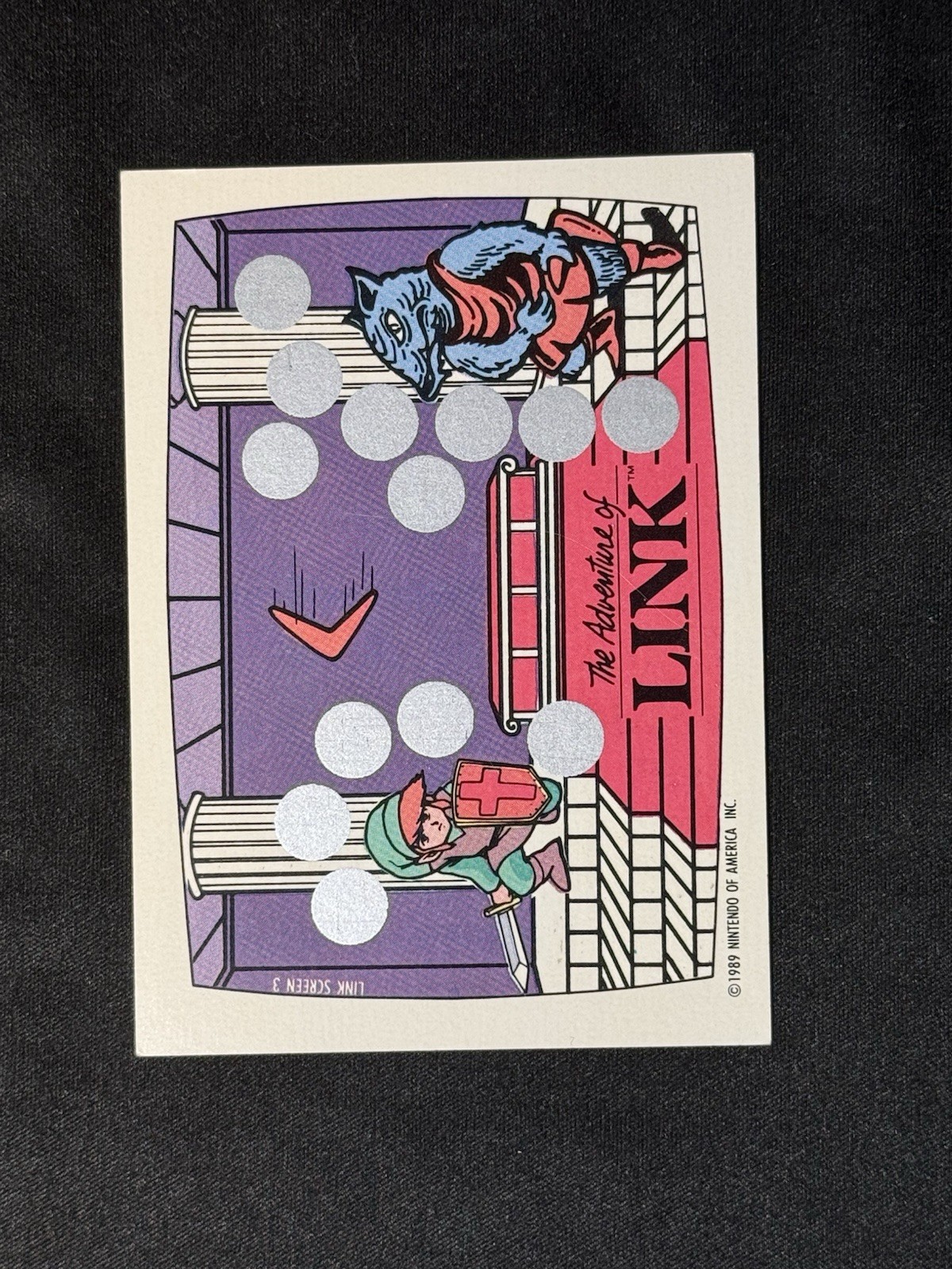 1989 Topps Nintendo The Adventures Of Link Screen 3