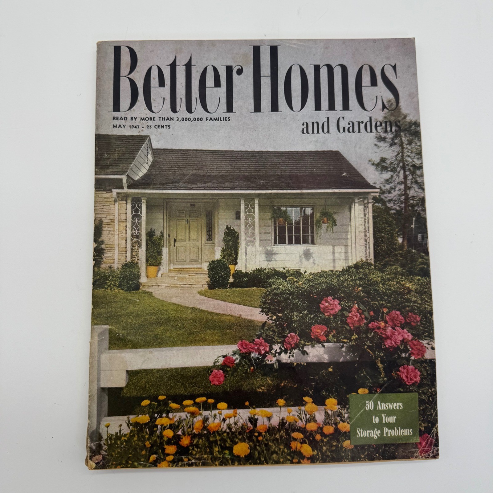 Vintage Better Homes and Gardens Magazine May 1947 Mid-Century Home Decor Ads