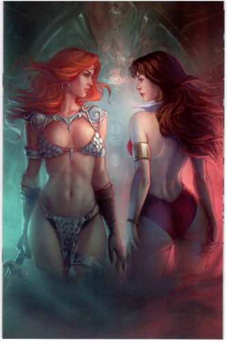 Vampirella vs Red Sonja #1 - Cocoaspen & Sonia Matas - Virgin Variant Exclusive