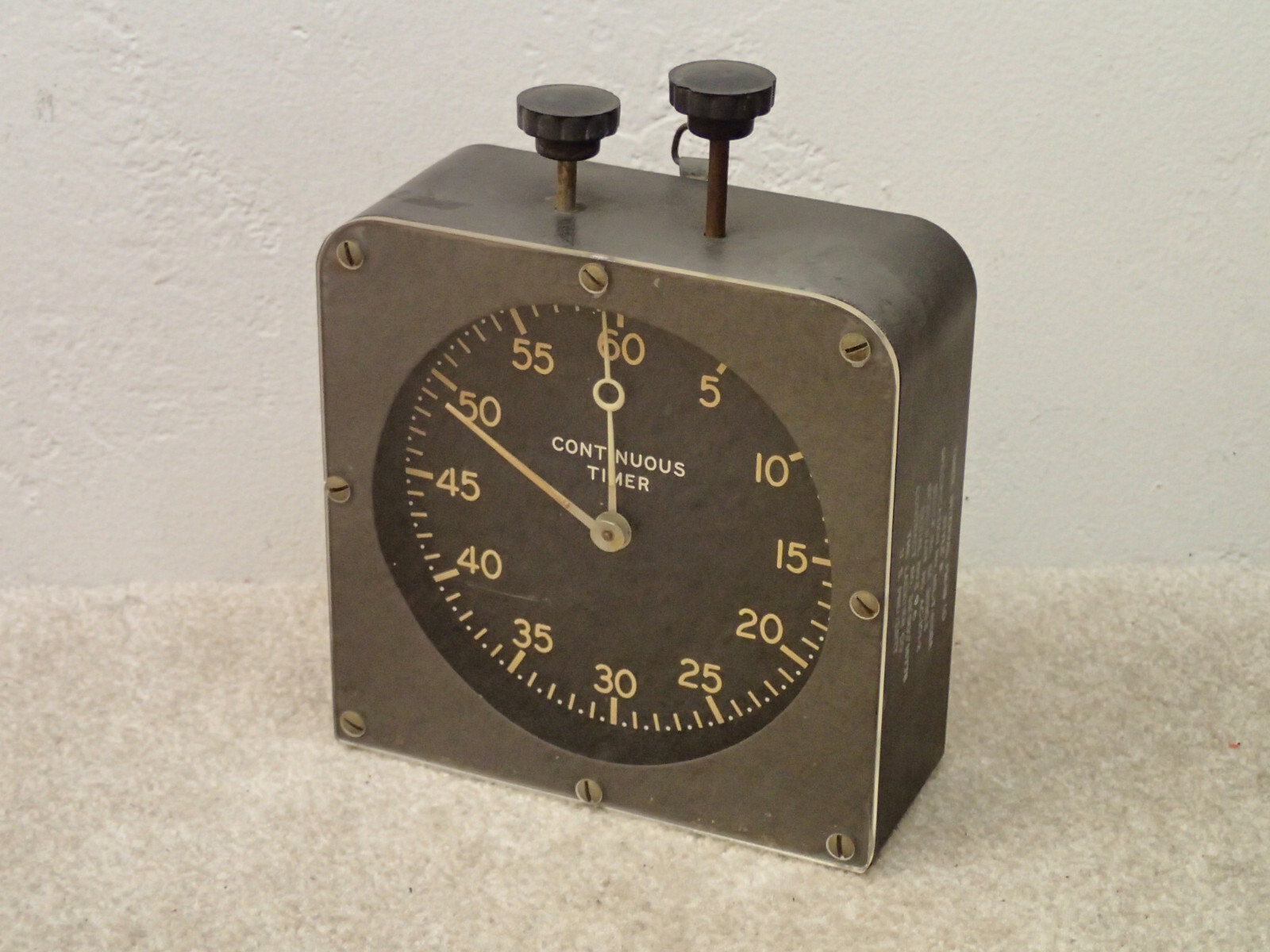 Lackner Vintage Continuous Interval Timer Maybe US Navy Estate Item