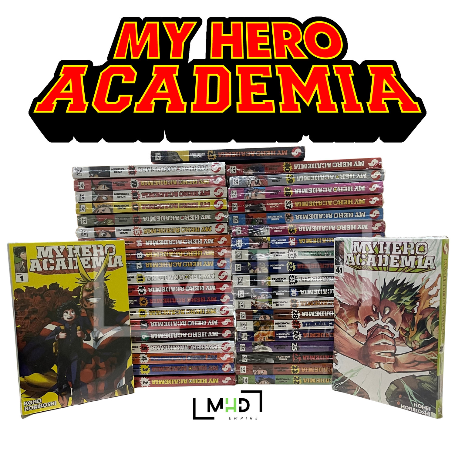 My Hero Academia English Manga (Vol. 1-42) Half / Full Set - Express Shipping My Hero Academia English Manga (Vol. 1-42) Half / Full Set - Express Shipping