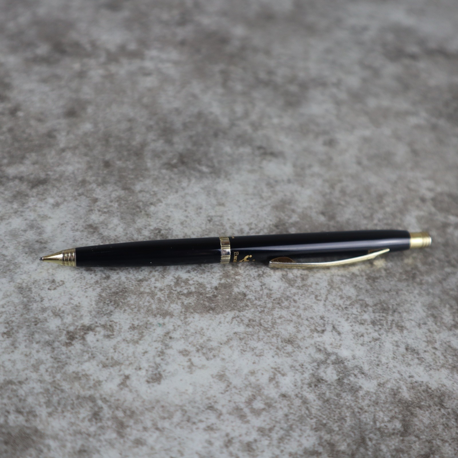 Vintage Pentel Excalibur Mechanical Pencil 0.7 Black Gold Trim Japan 0.7 mm