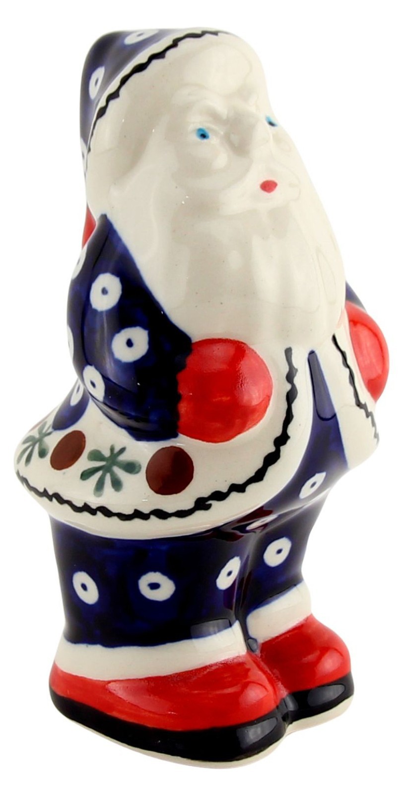 Polish Pottery Santa Claus Statue - Zaklady Ceramiczne Boleslawiec Polish Pottery Santa Claus Statue - Zaklady Ceramiczne Boleslawiec