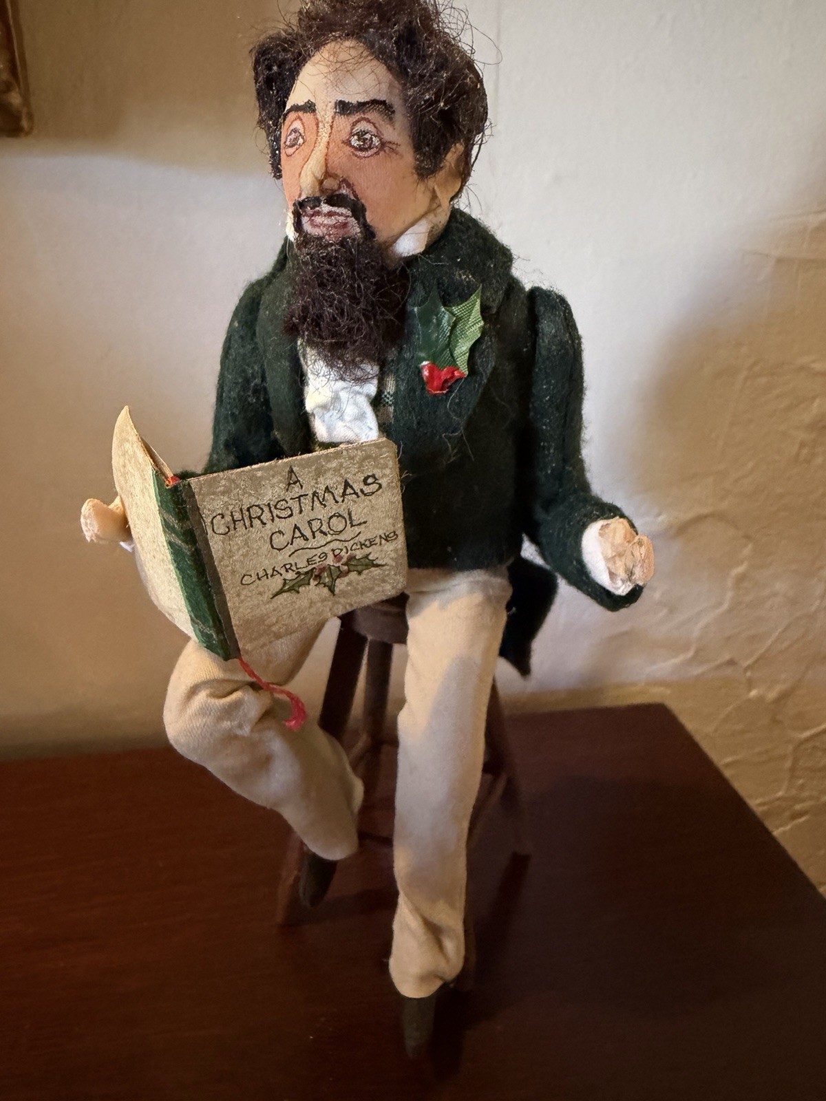 Gladys Boalt Ornament Charles Dickens The Reading Of A Christmas Carol 