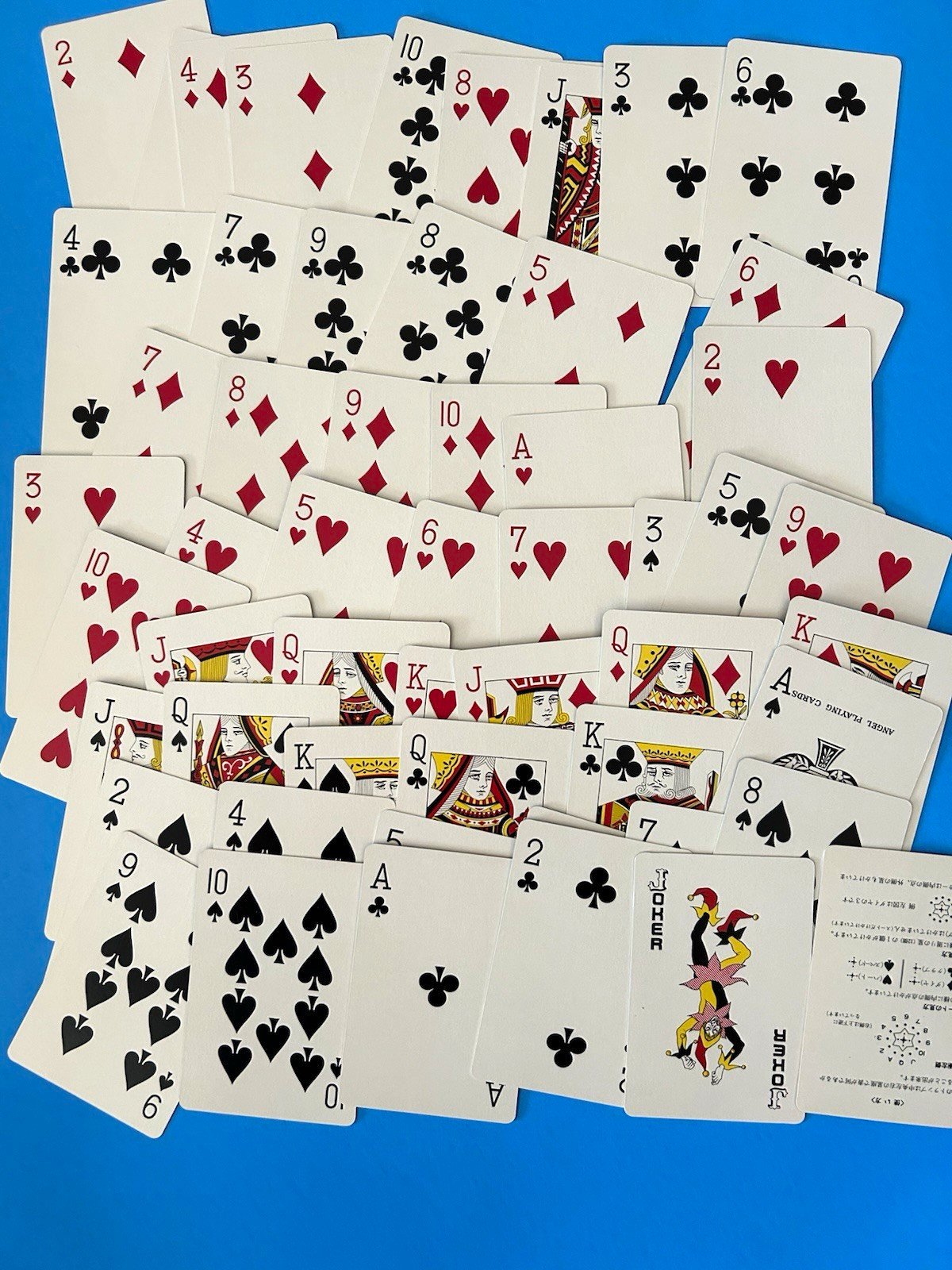 U.S. Games Systems Angel\'s Magic Fan Deck Cards w/ Case, Pre-1970
