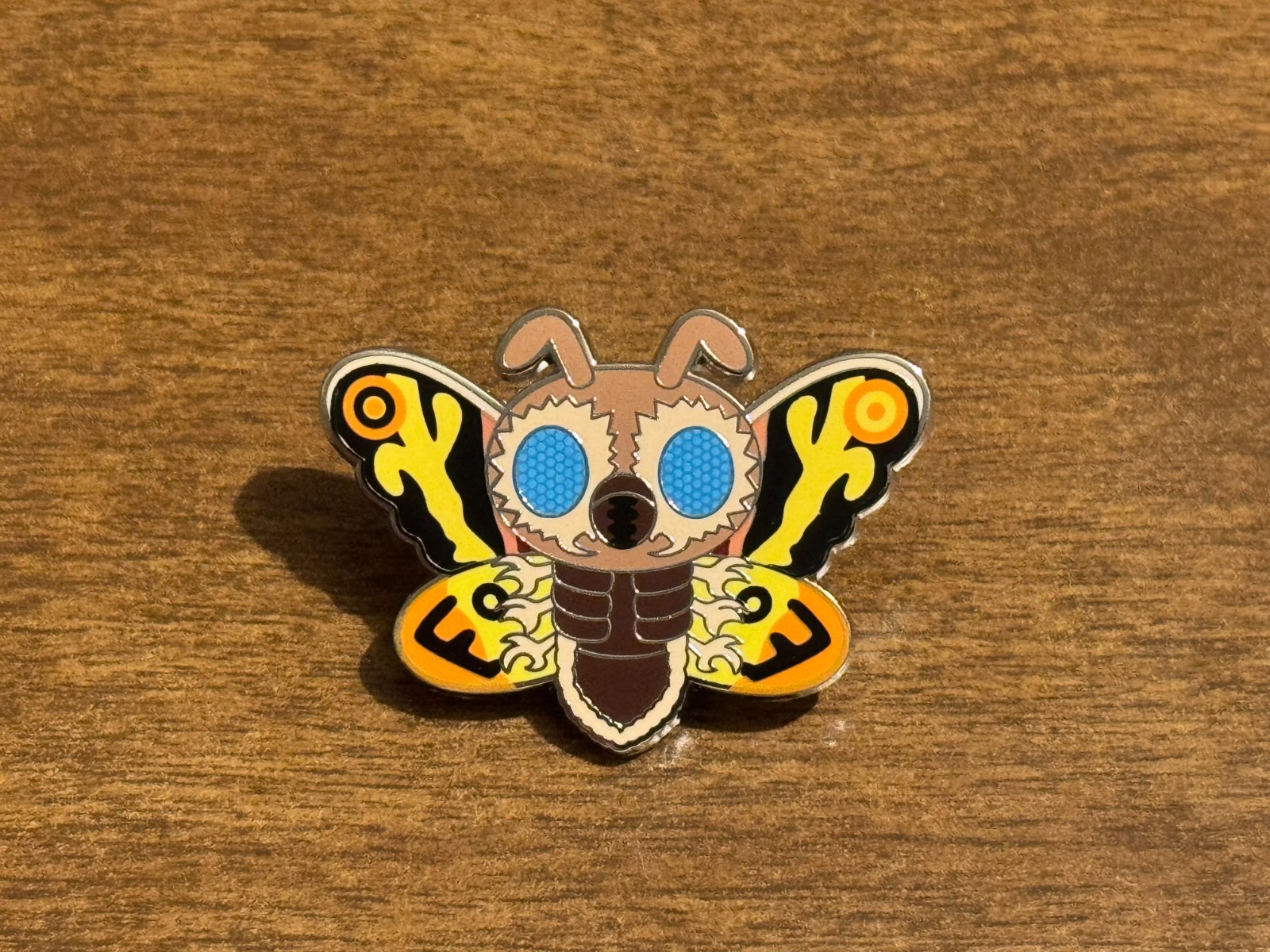 TOKIDOKI X GODZILLA KAIJU MONSTERS Monogram Pin - Mothra Ghidorah Space Hedorah
