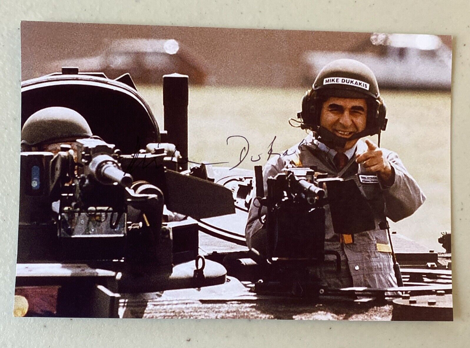 Michael Dukakis Signed Autograph Auto 4x6 Photo Governor Presidential Candidate