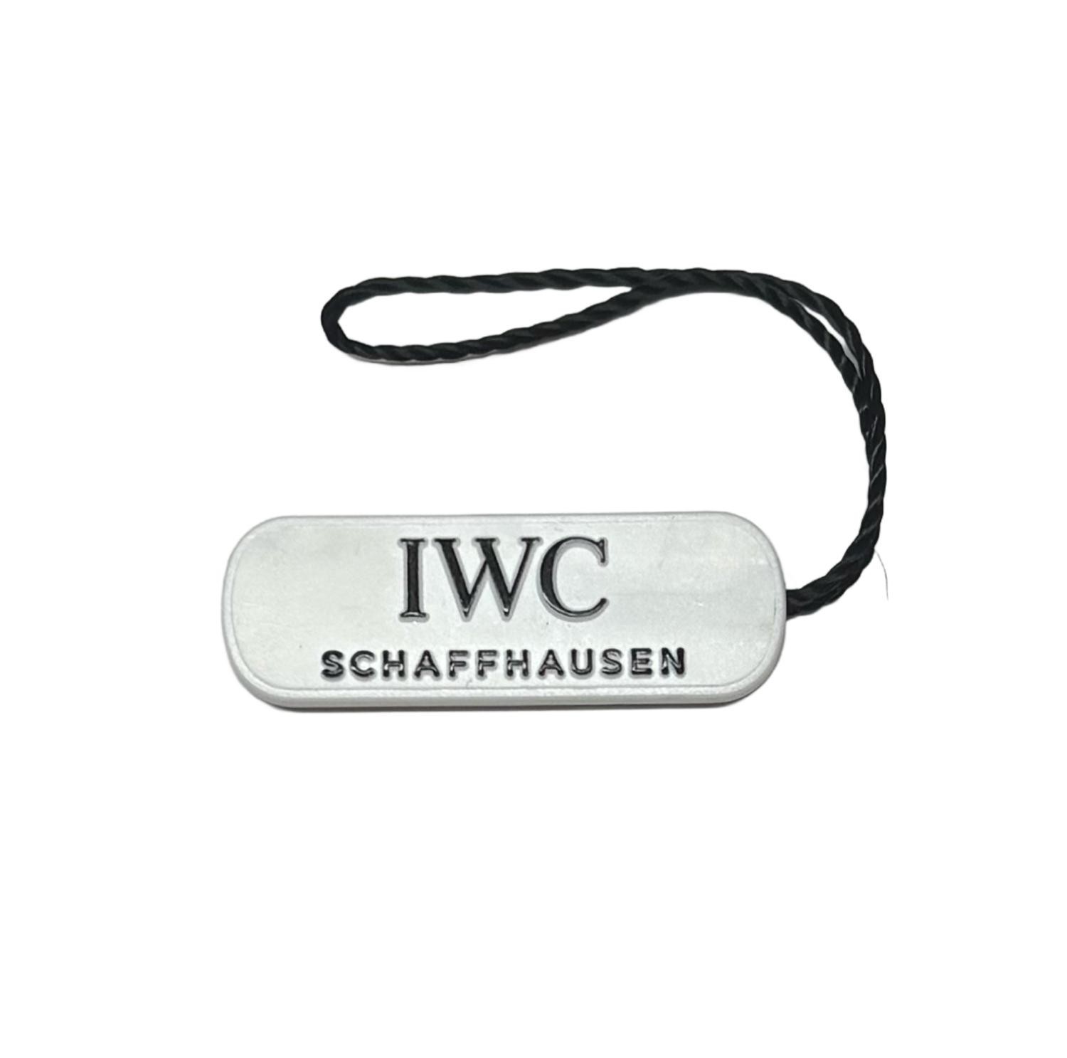 IWC Schaffhausen White Watch Hang Tag Genuine Blank Swiss OEM Accessory Tag