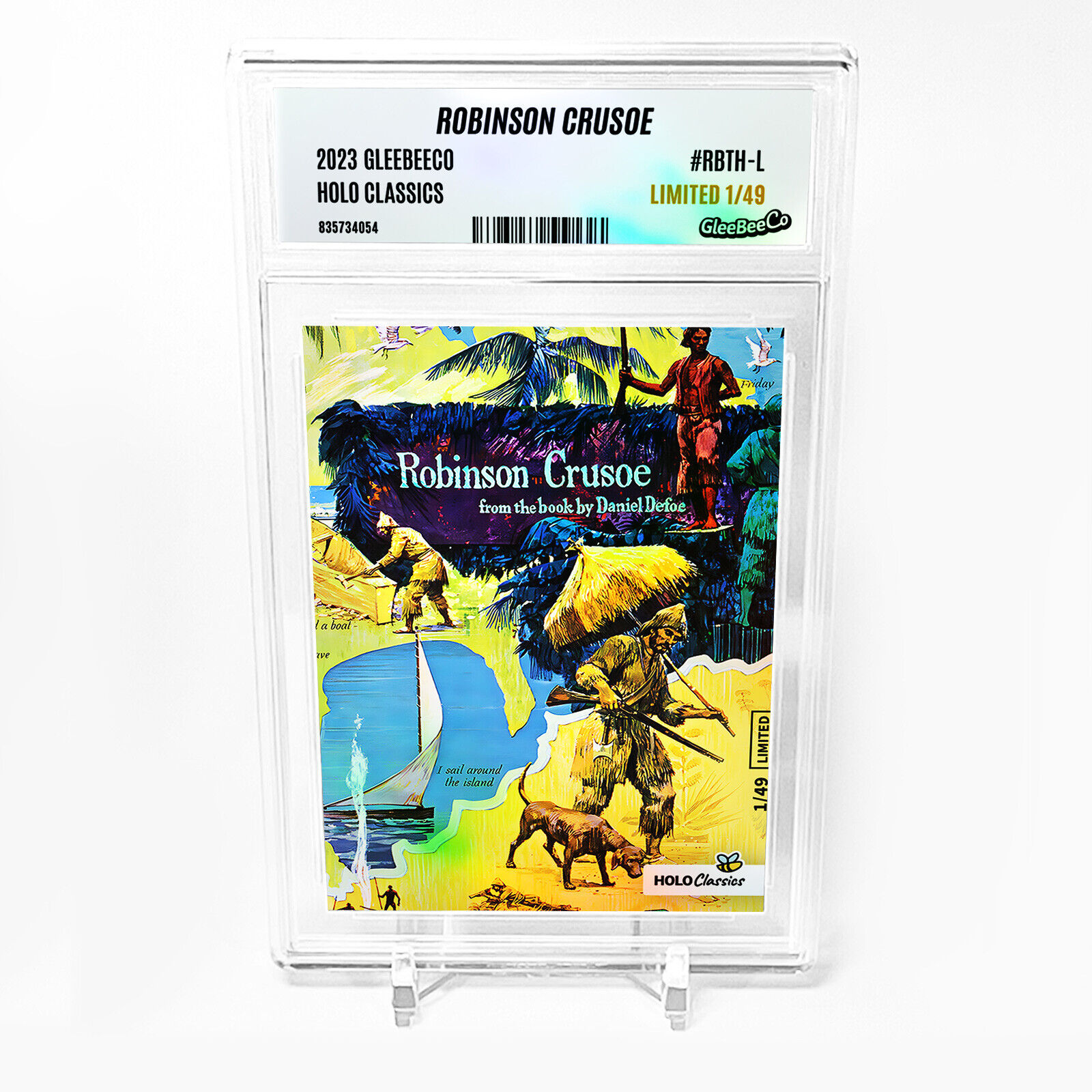 ROBINSON CRUSOE Card 2023 GleeBeeCo Holo Classics #RBTH-L Limited to Only /49