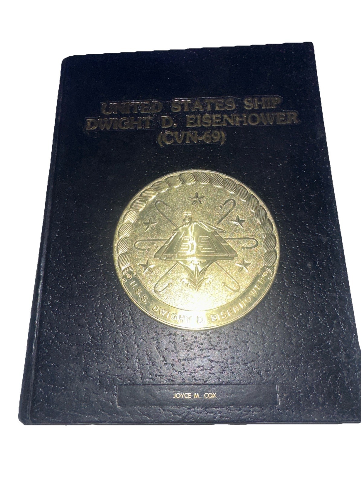 USS Dwight D Eisenhower CVN-69 Mediterranean Cruise Book 1983 Navy- G9-G9