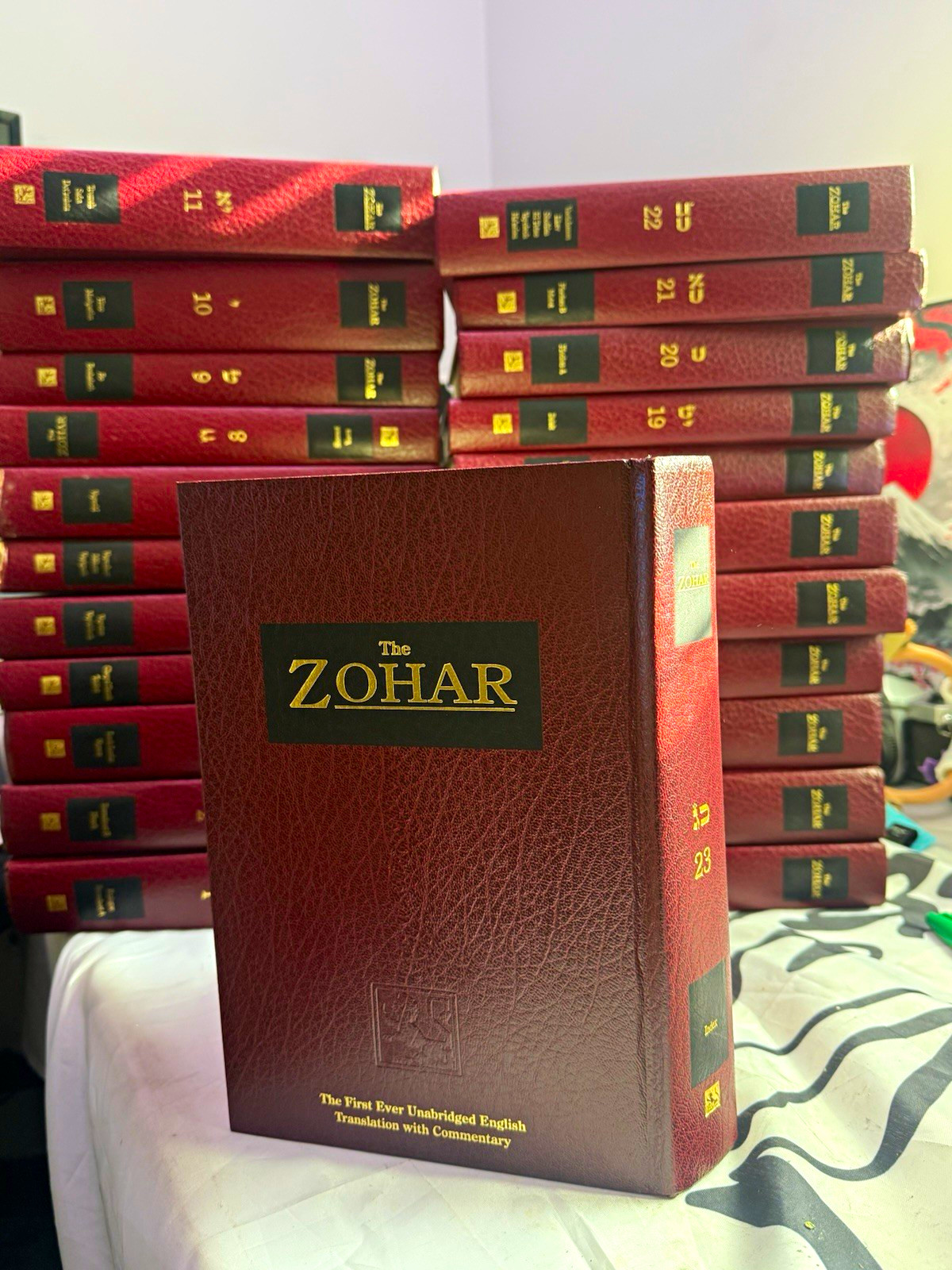 The Zohar Complete 23-Volume Set English Translation Michael Berg Hardcover