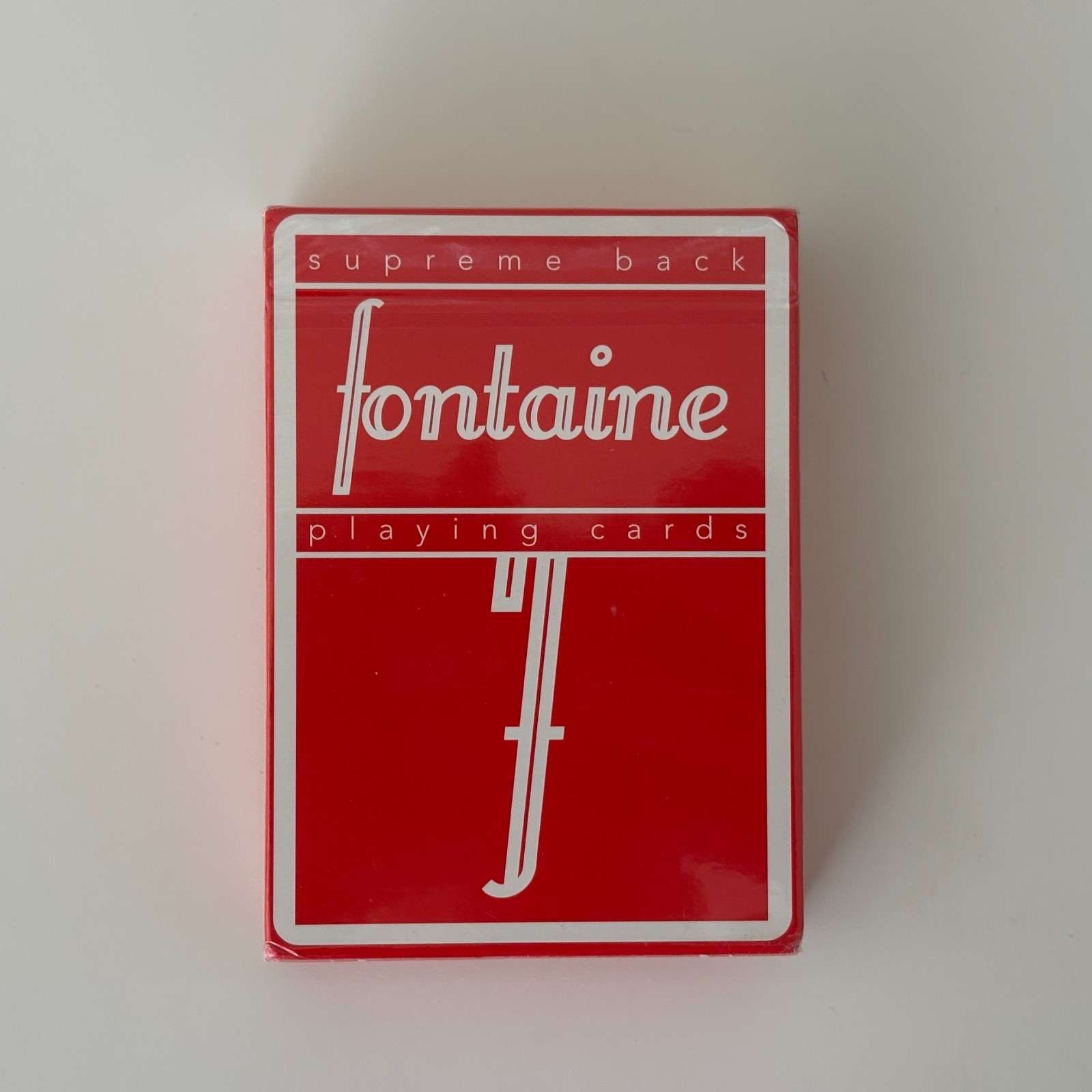 Fontaine RARE Red Playing Cards Zach Mueller v1 Original Smudged OG 1/2,500