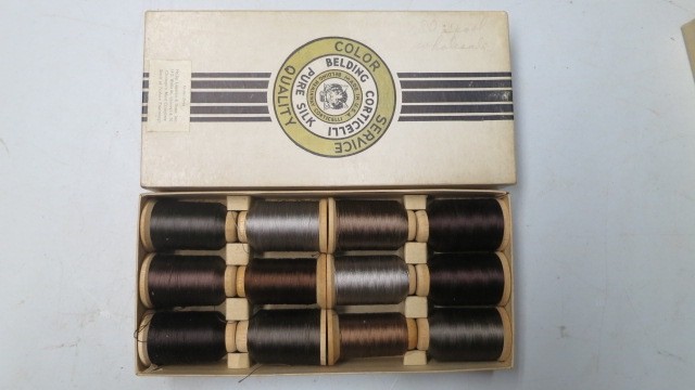 Belding Corticelli Silk Thread size 0 Lot of 12 Spools