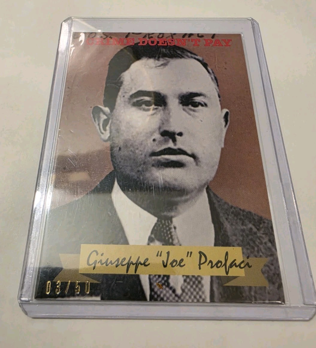 2016 Historic Autographs The Mob Tenth Anniversary #23 Joe Profaci 03/50 🔥 