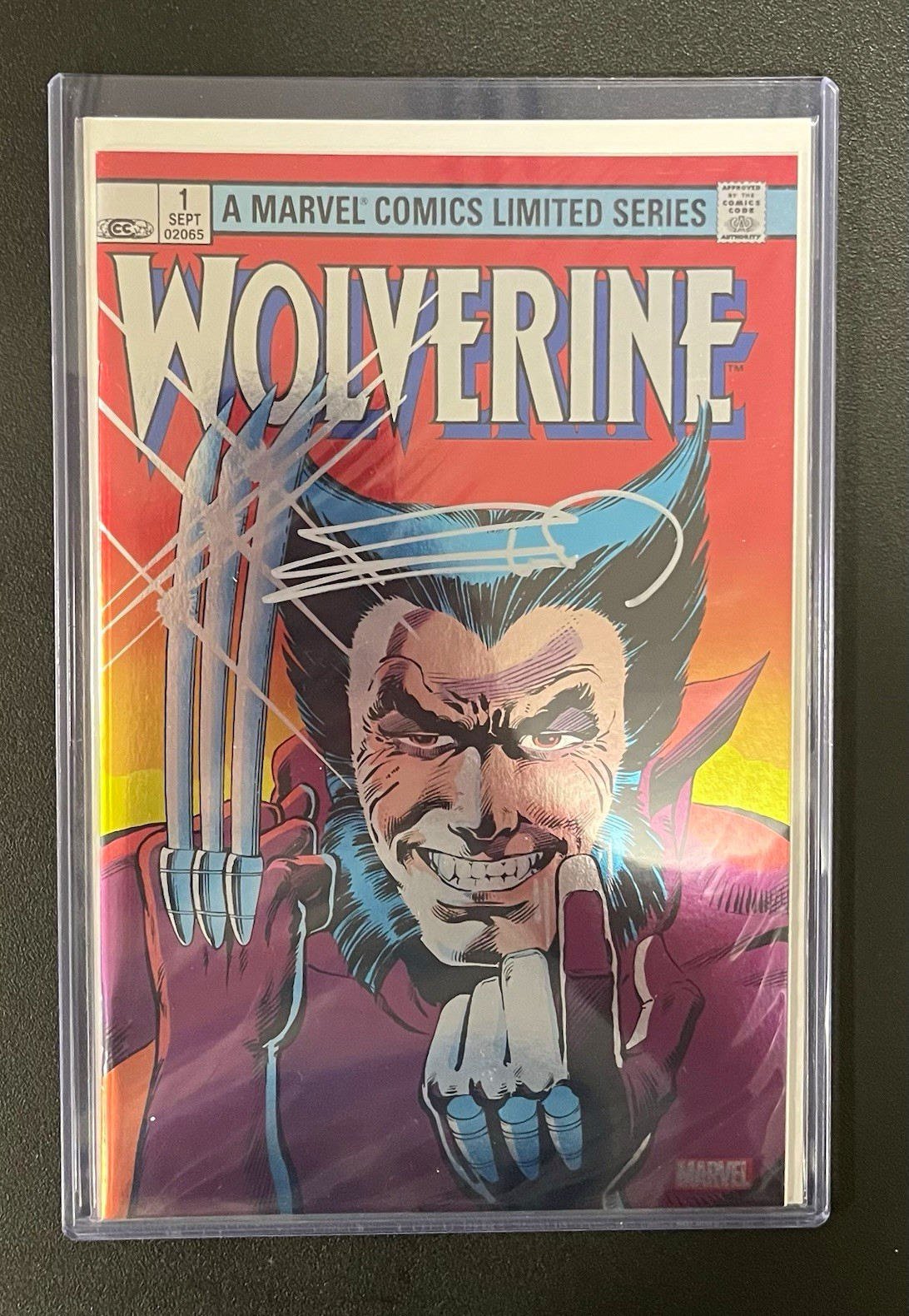 Marvel Comics Wolverine #1 Variant Edition Signed by Frank Miller Claremont COA