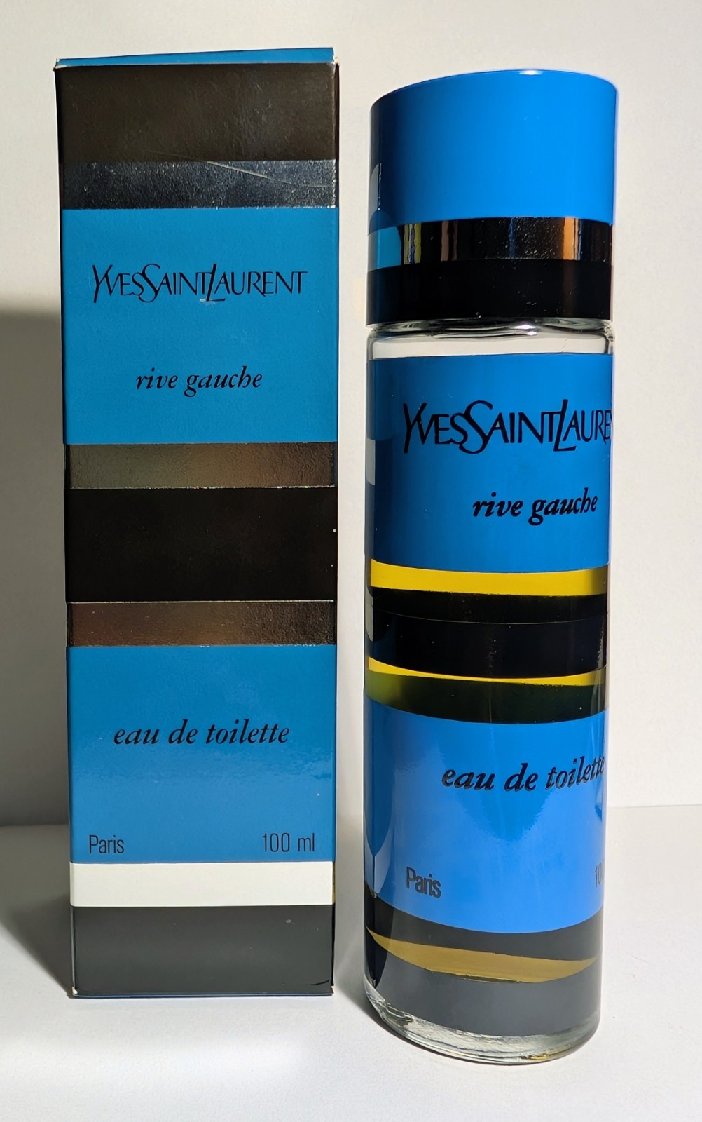 *Vintage* 1981 YVES SAINT LAURENT RIVE GAUCHE EDT 100ml SPLASH BOTTLE VINTAGE