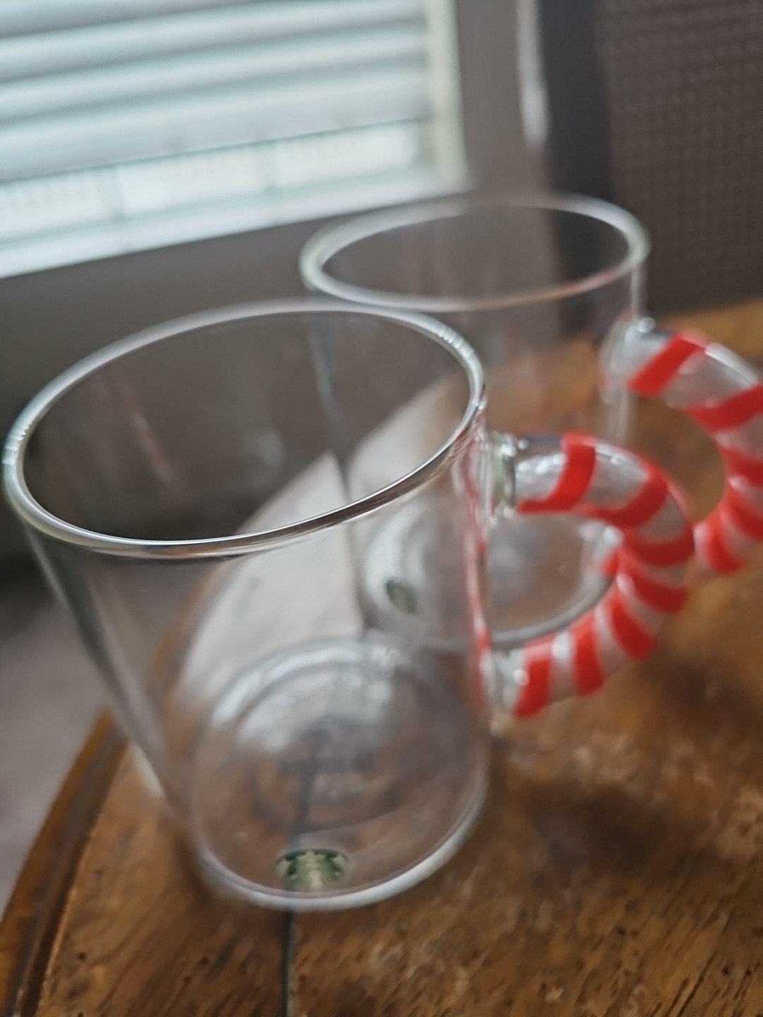 Rare Starbucks Holiday 2020 Glass 12 oz Candy Cane Handle Mug Cup Christmas New Rare Starbucks Holiday 2020 Glass 12 oz Candy Cane Handle Mug Cup Christmas New