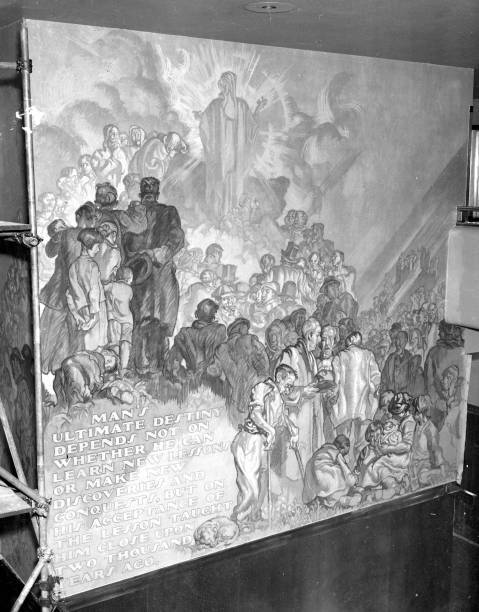 John D s New Mural Despite Rockefeller s request that figure of Ch .. Old Photo
