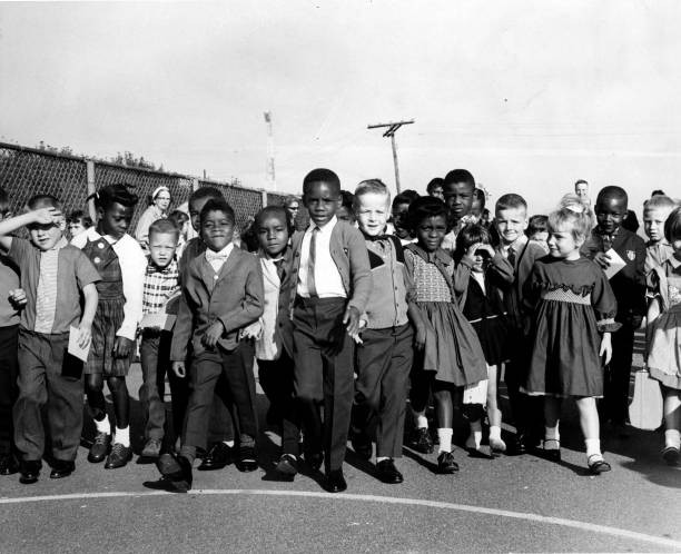 Boston MA First grade pupils Paul Dever Elementary pose a pho- Boston Old Photo
