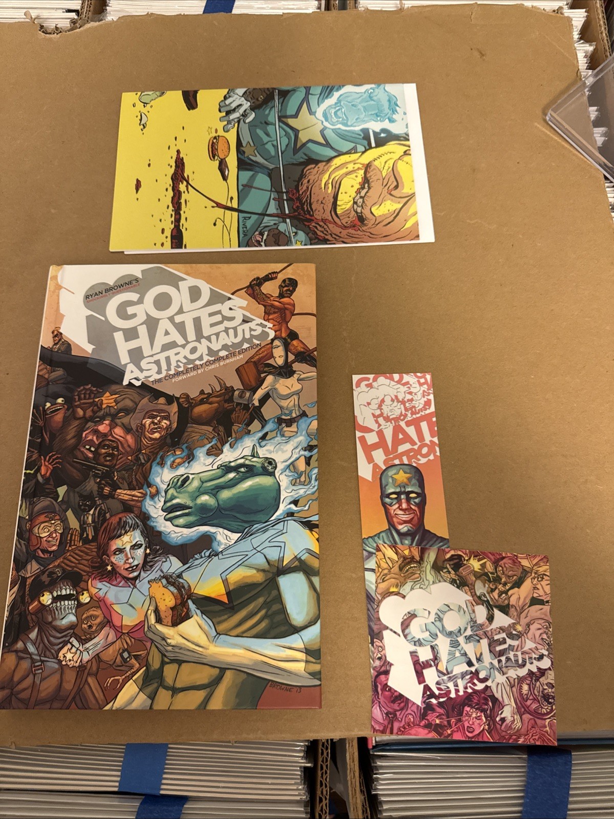 GOD HATES ASTRONAUTS Completely Complete Edition HC SIGNED Insult Edition 14/65