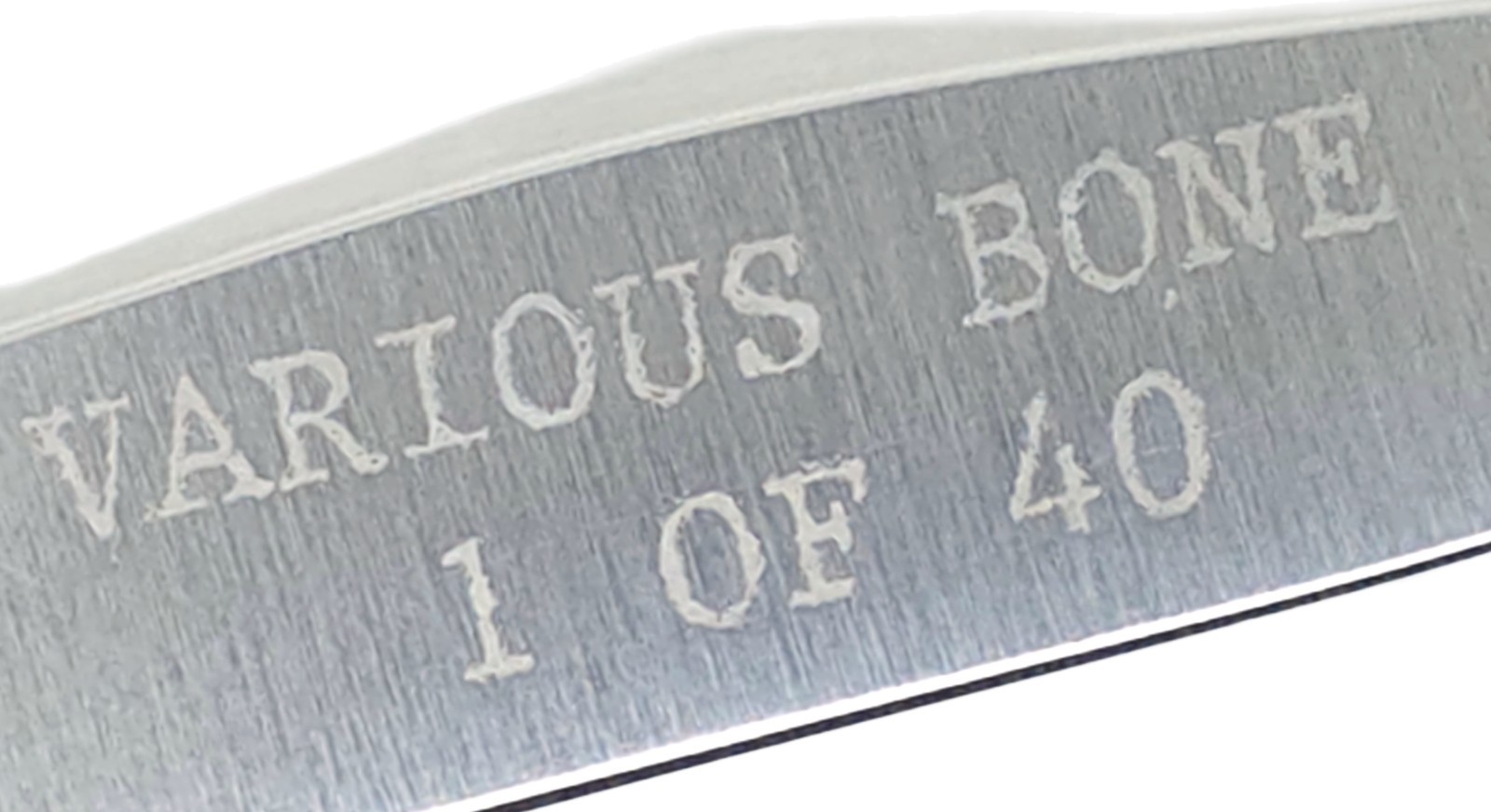 Rare Queen Steel #61 Various Bone Limited Ed 07/40 Knife Titusville Q61JB NIB